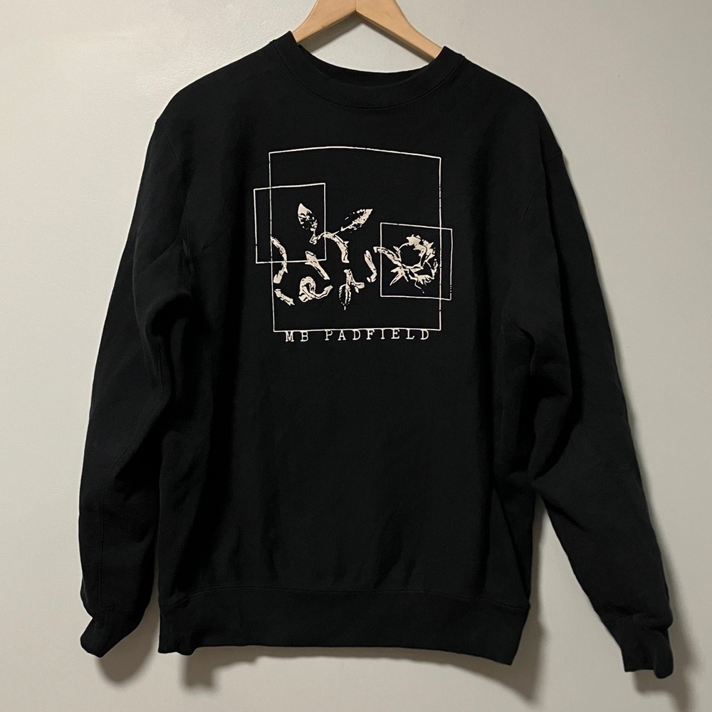 Mb Padfield Black Graphic Men's Heavy Cotton Sweatshirt